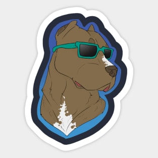 Pitty with Shades Sticker